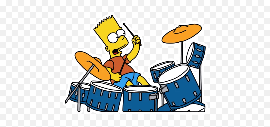 Bart Simpson Stickers - Live Wa Stickers Emoji,Snare Emoji