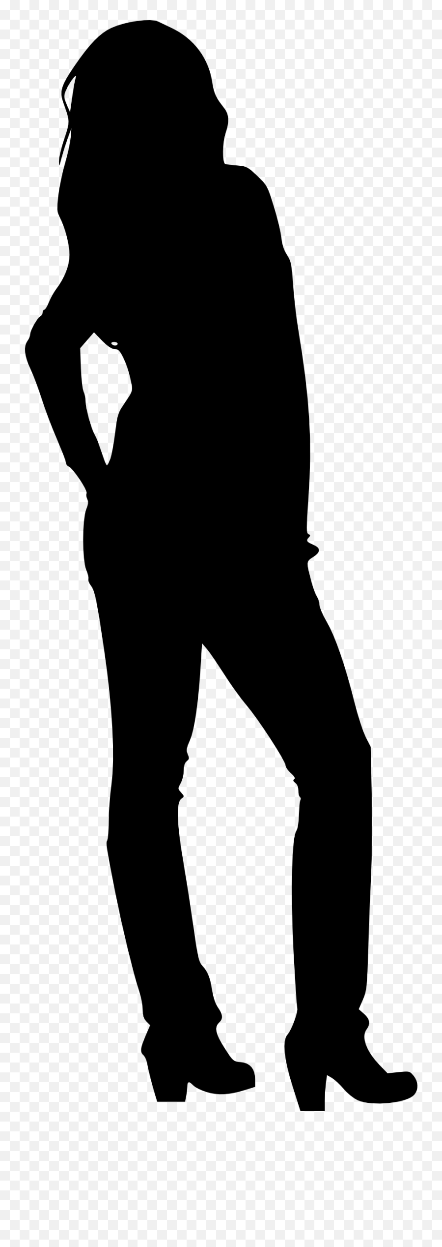 Black Girl Standing Vector Transparent Png Png Mart Emoji,Standing Girl Emoji