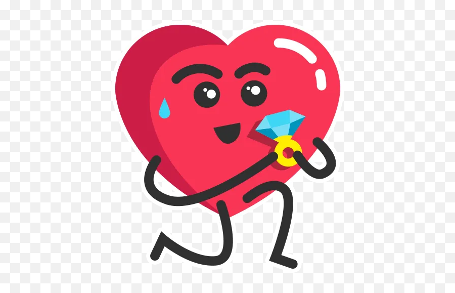 Heart Emoji By Marcos Roy - Sticker Maker For Whatsapp,Heart Emoji Os