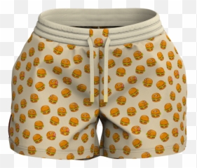 Snack Shorts U2013 Slouch Potato Emoji,Running Emoji Plus Burger Emoji