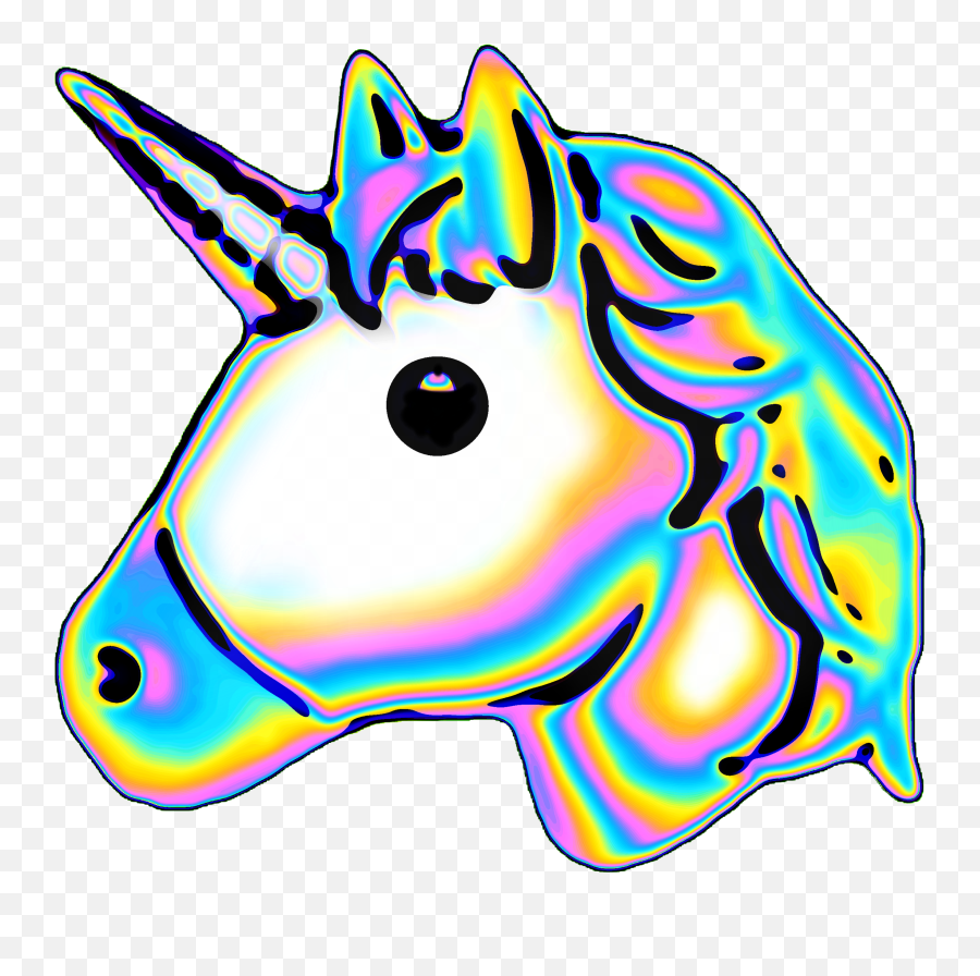 Unicorn Sticker Clipart - Clip Art Emoji,Unicorn Emoji Sticker