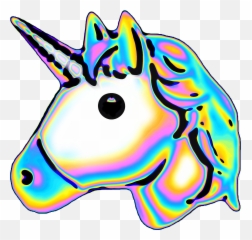 Unicorn Sticker Clipart - Clip Art Emoji,Unicorn Emoji Sticker