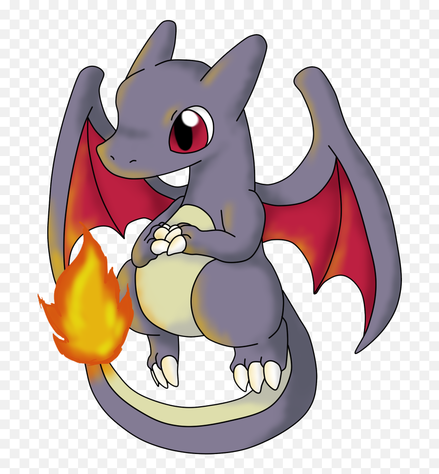 Pokemon Charizard Shinypokemon Sticker - Chibi Shiny Charizard Emoji,Charizard Emoji