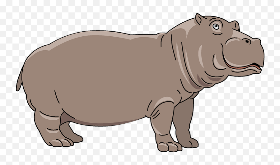 Hippopotamus Clipart - Hippopotamus Clipart Emoji,Hippopotamus Emoji