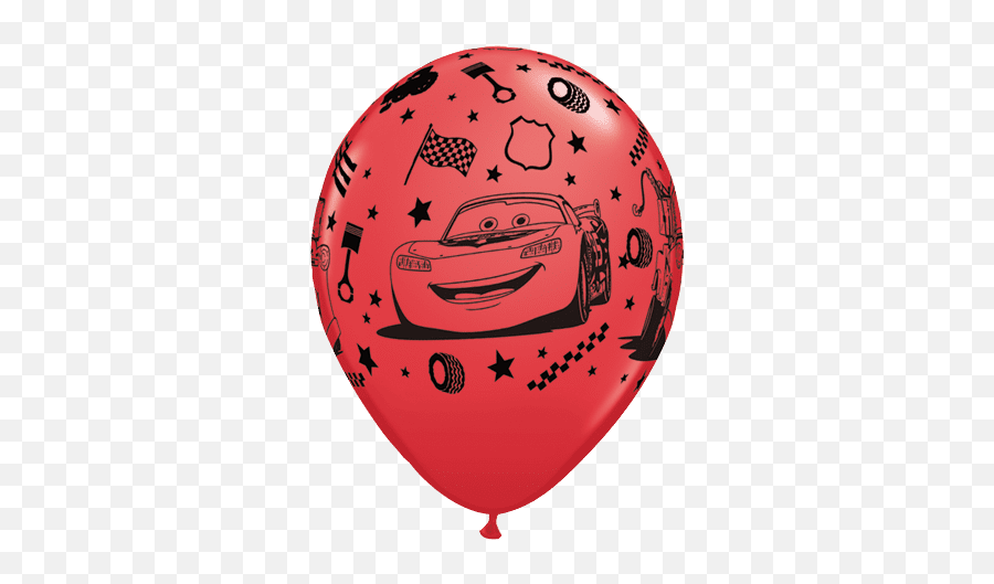 11 Lightning Mcqueen U0026 Mater Latex Balloons X 25 - Happy Emoji,Latex Emoticon
