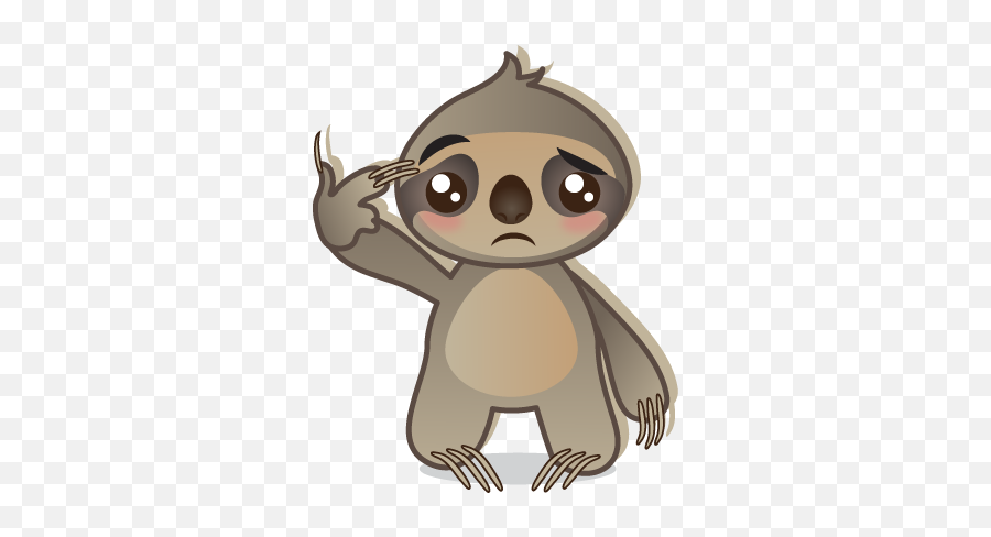 Sloth Emoji - Ugly,Is There A Sloth Emoji