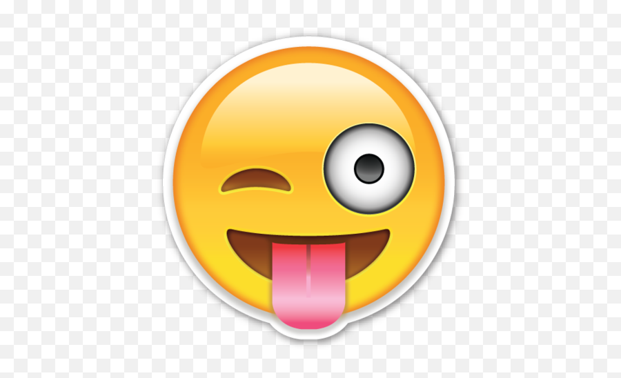 English - Emoji Faces,Sly Look Emoji