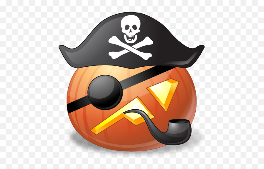 Pirate Captain Icon - Vista Halloween Emoticons Softiconscom Pumpkin Pirate Emoji,Emoticons For Vista