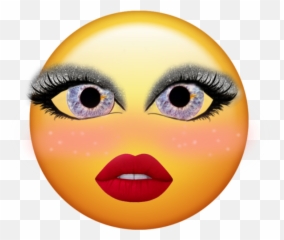 Emoji Makeup Sticker - Happy,Emoticon Makeup