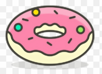 Icon Icons Food Rosquinha Emoji Sticker - Doughnut Emoji,What Are The Food Emoji Icons