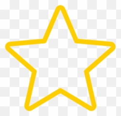Star Line Yellow Icon Png And Svg - Transparent Background Star Icon Png Emoji,Yellow Star Emoji Snapchat
