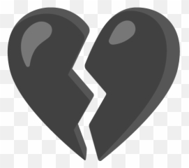 Black Heart Emoji - Emoji Black Heart Png,Black Heart Emoji Transparent