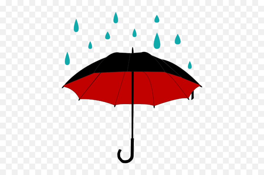 2 - Umbrella With Rain Png Emoji,Ten And Umbrella Emoji