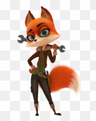 Jade - Arctic Dogs Movie Characters Emoji,Arctic Fox Emoji