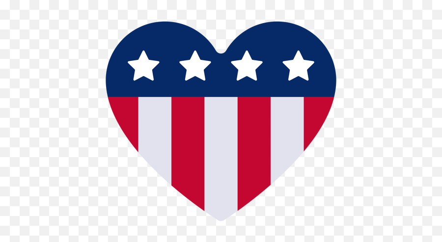 American Flag Heart Png Picture Png Arts - American Flag Heart Png Emoji,American Flag Emoji Png