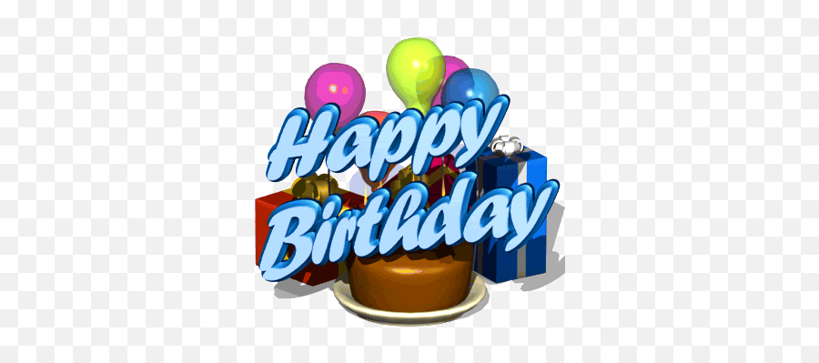 Happy Birthday Glitter Graphic For Myspace Birthday - Birthdays Today Emoji,Happy Birthday Image Emoticons