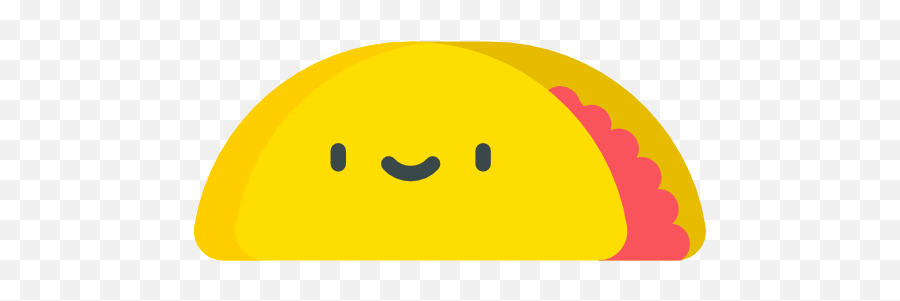 Taco - Happy Emoji,Cute Burrito Emoticons