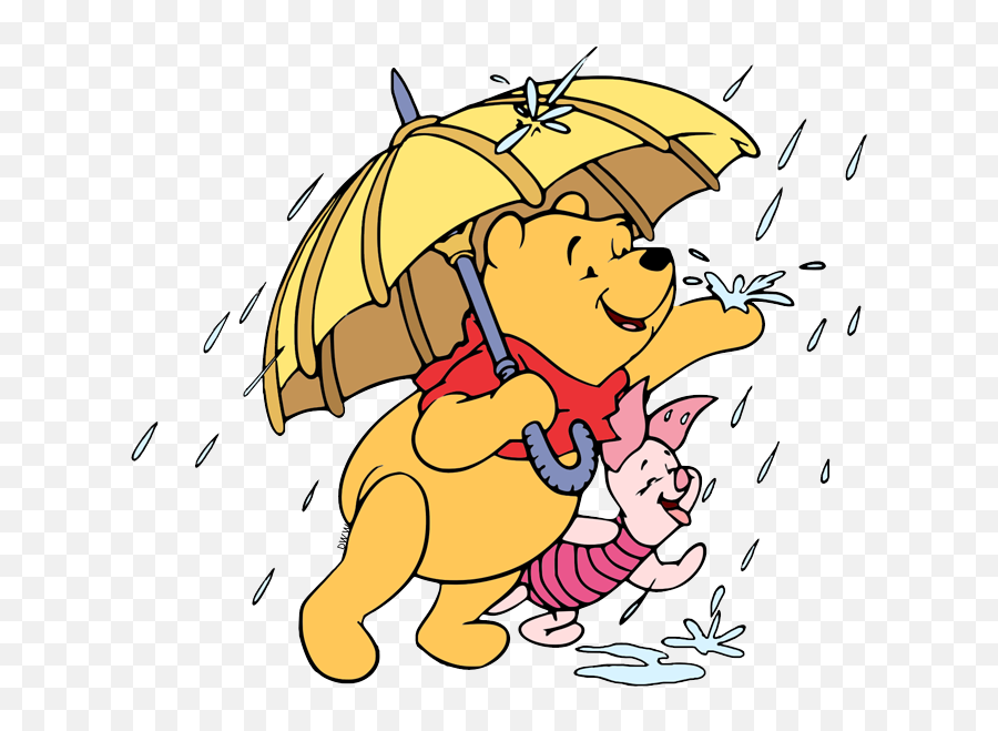Pin - Rainy Day Winnie The Pooh Rain Emoji,Winnie The Pooh And Emotions