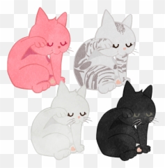 Cats Scratching Its Face With Front Leg - Soft Emoji,Cat Dog Face Emojis