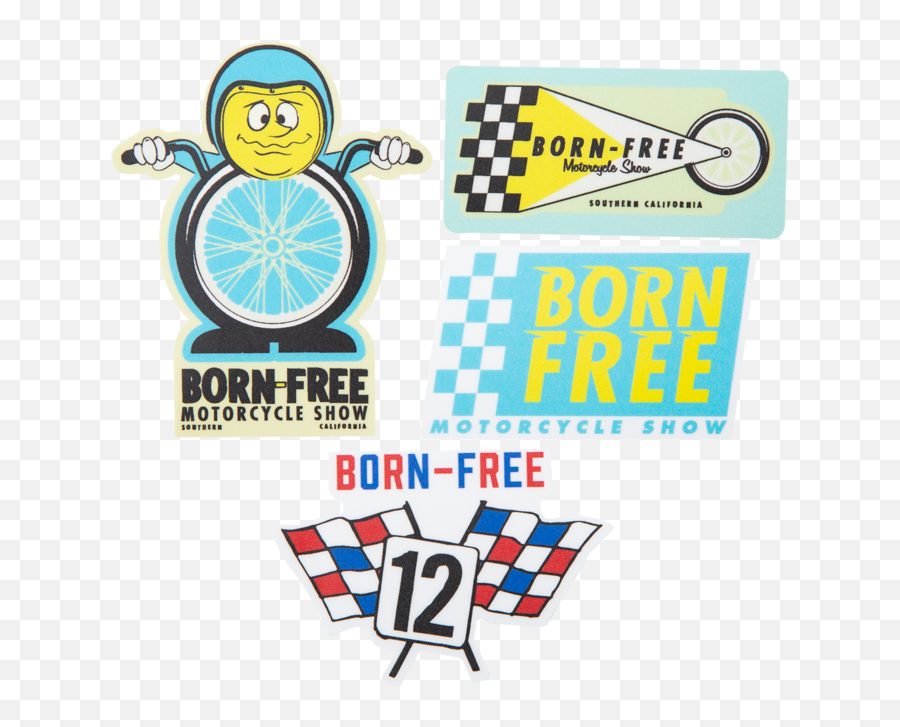 Born - Free Sticker Pack Emoji,Garage Shrug Emoticon Sticker