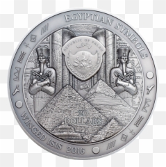 Egyptian Symbols Winged Isis - Egypt Coin Symbols Png Emoji,Isis Playing Emotions