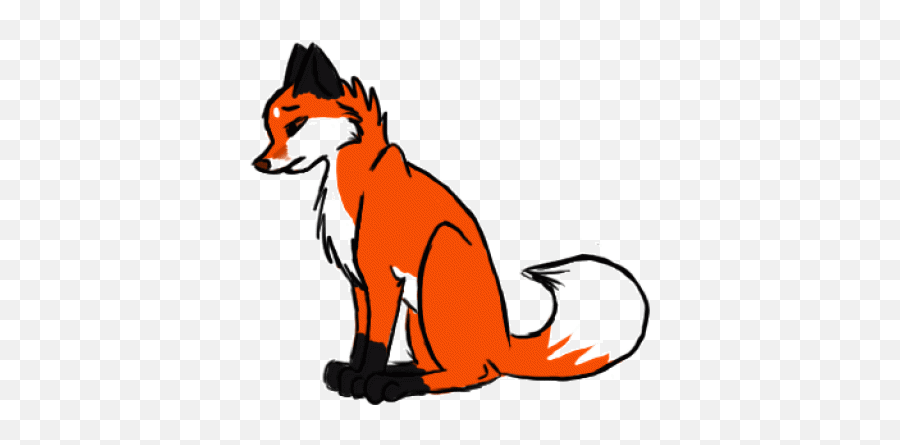 Red Fox Clipart Sad - Png Download Full Size Clipart Cartoon Sad Fox Emoji,Fox Face Emoji