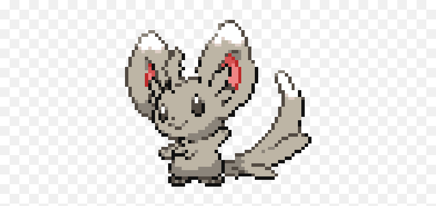 2015 - Pokemon Minccino Pixel Art Emoji,Wooper Emoticon Gif