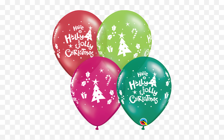 Christmas Latex Balloons - Balloon Emoji,Merry Christmas Hello Kitty Emoticon