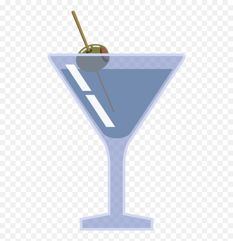 Martini Glass Cocktail Glass Clip Art - Blue Martini Glass Clipart Emoji,Martini Emoji Ring