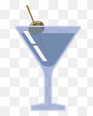 Martini Glass Cocktail Glass Clip Art - Blue Martini Glass Clipart Emoji,Martini Emoji Ring
