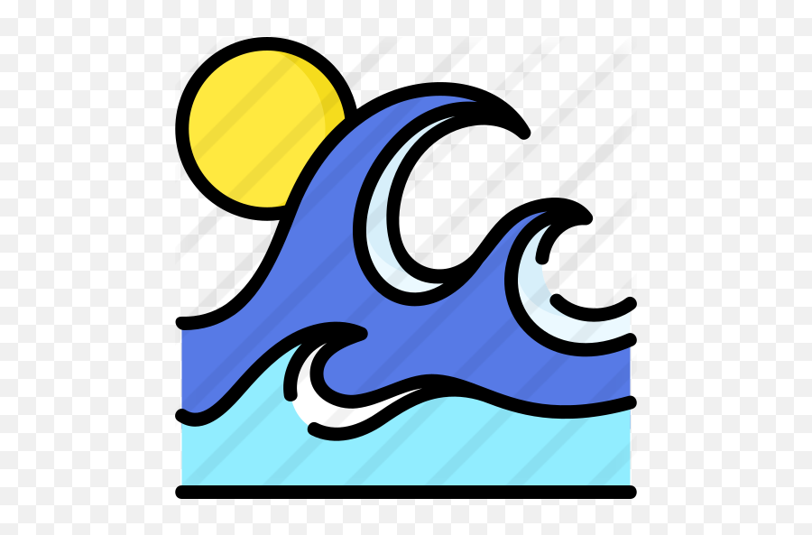 Waves - Free Nature Icons Language Emoji,Wave Chek Emojis