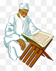 Person Islamic Clipart - Qur An Clip Art Png Download Vector Reading Quran Png Emoji,Praying On Human Emotion