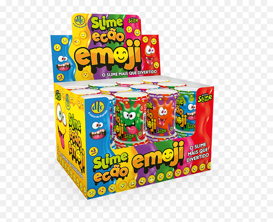 5057 - Slime Ecão Emoji Dtc Slime Ecão,Emojis Divertido