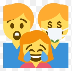Emoji Face Mashup Bot On Twitter U200du200d Family Man - Sharing,Money Face Emoji