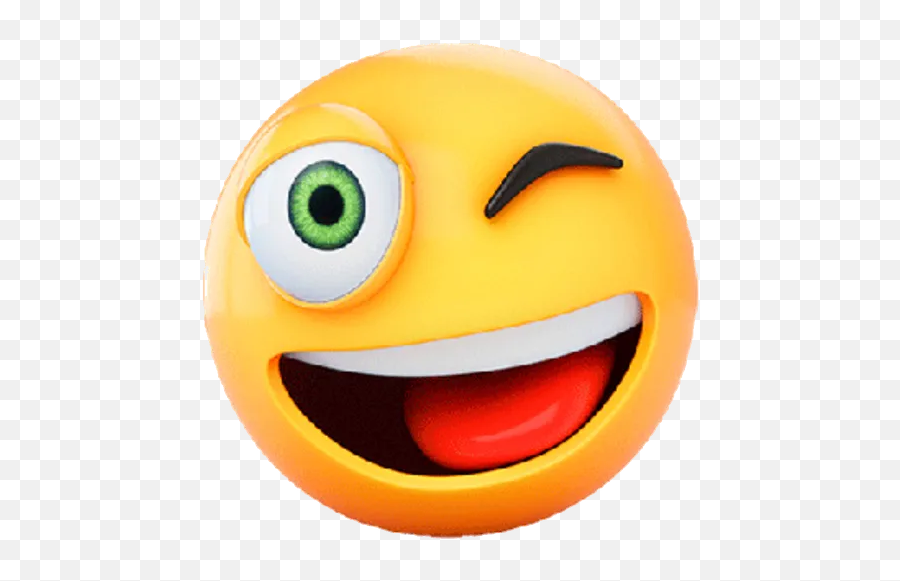 3d Emoticons Sticker Pack - Emojis Whatsapp 3d,3d Screaming Laughing Emoji