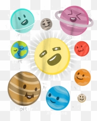 Solar System Funny Outer Space Planet Party Coffee Mug For - Happy Emoji,Happy Birthday Emoticon With Jam