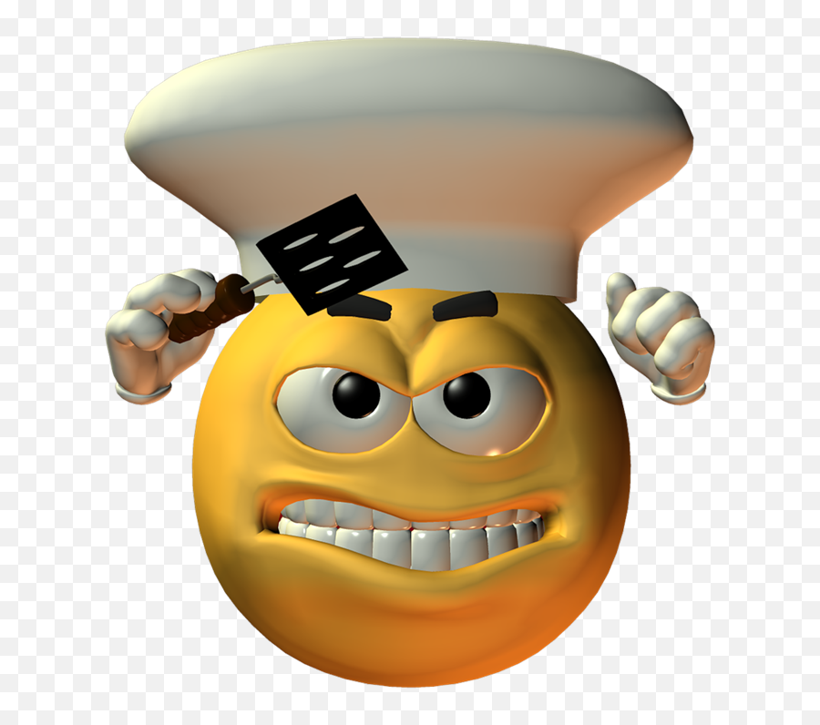 Weekend Chef Smiley - Funny Chef Emoji,X D Emoticons