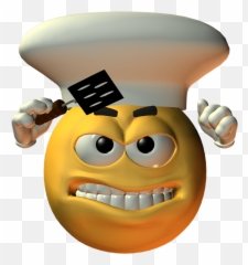 Weekend Chef Smiley - Funny Chef Emoji,X D Emoticons
