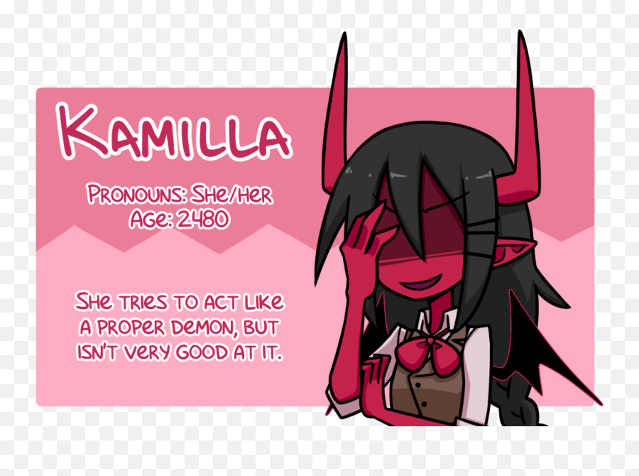 Contract Demon By Nomnomnami Emoji,Female Devil Emoticon