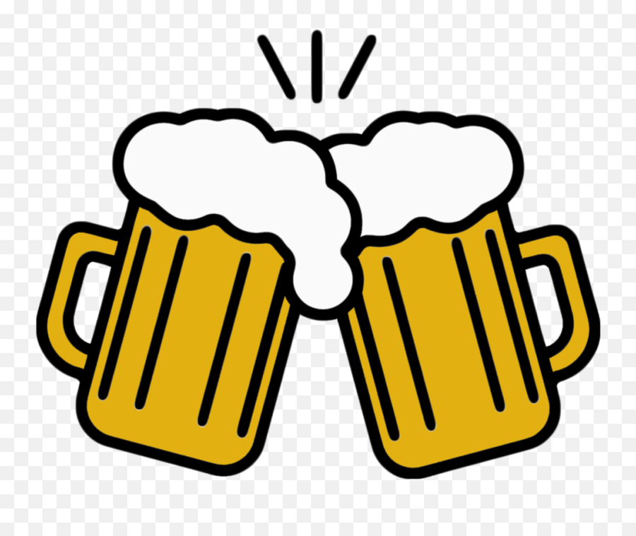 Beer Mug Vector By Checonx Clipart - Full Size Clipart Logo Beer Vector Png Emoji,Beer Emoji