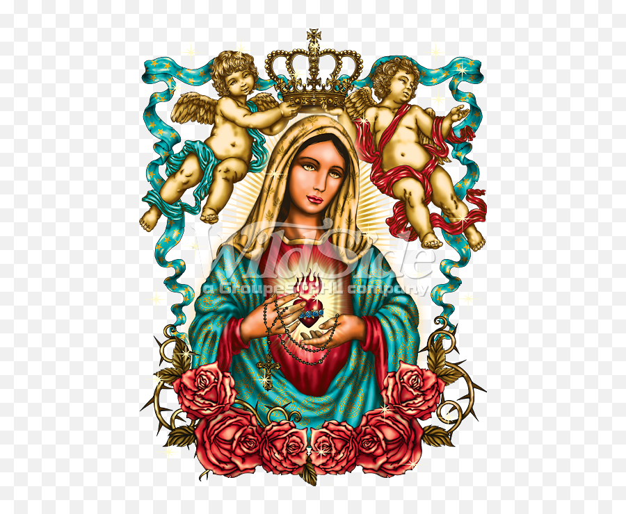 Virgin Mary Png - Virgin Mary Clipart Full Size Clipart Religious Item Emoji,Bloody Mary Emoji