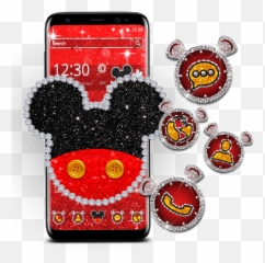 Cute Red Mouse Theme - Iphone Emoji,Mickey Mouse Emoji Android