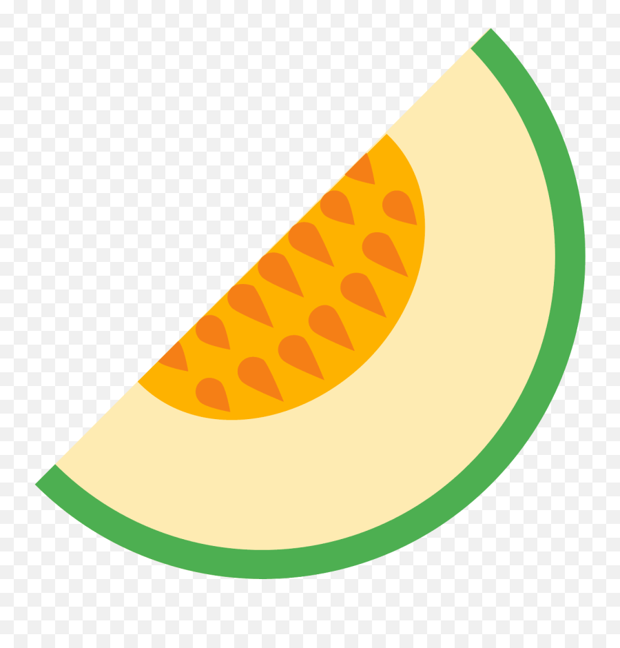 Melon Fruit - Clipart Melon Slice Emoji,Melon Emoji