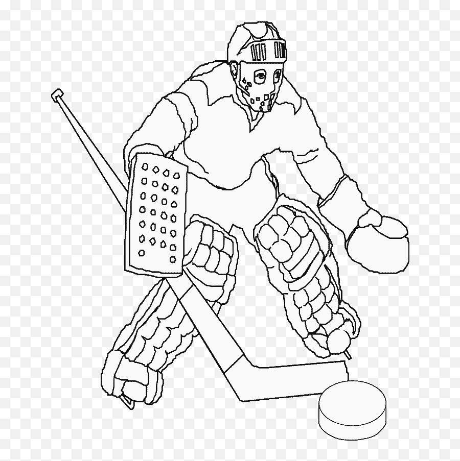 Hockey Coloring Pages - Hockey Coloring Pages Emoji,Hockey Emoticons