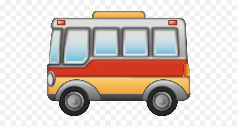 Bus Emoji,Trolley Bus Emoji