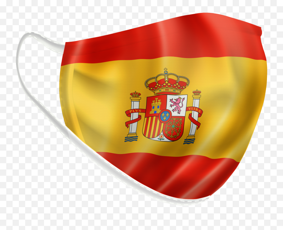 Spanish Flag Mask - Mad Masks En Emoji,Oooooo Emoji