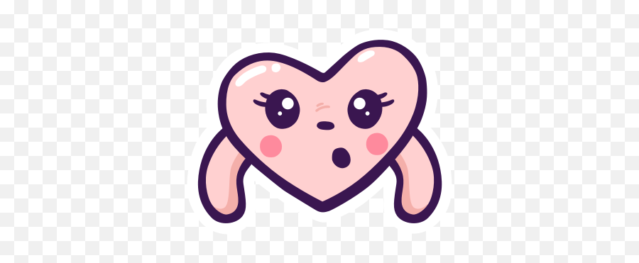 Adorable Heart Stickers By Nikita Shanin Emoji,Japanese Heart Emoji