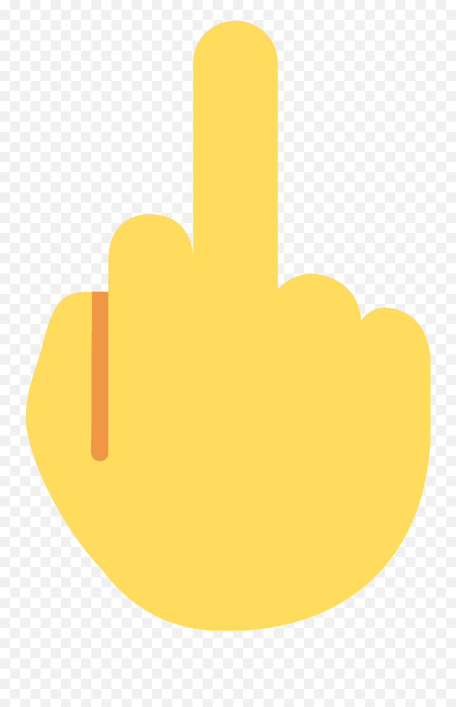 Middle Finger Emoji Clipart,Emoticon Giving The Finger