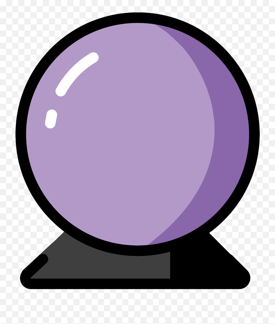 Crystal Ball Emoji Clipart - Crystal Ball,Ball Emoji