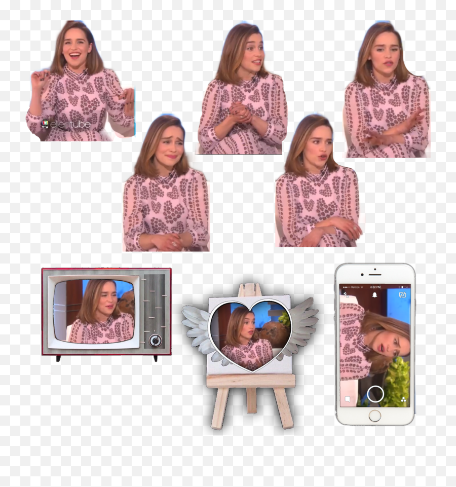 Discover Trending - Smartphone Emoji,Emilia Clarke Emoji